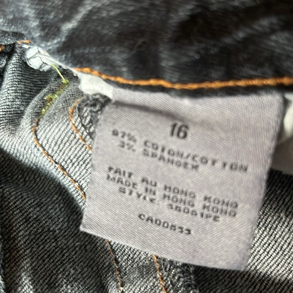 MXM Men’s Jeans Blackish Grey Tone Size 16 - Picture 6 of 9